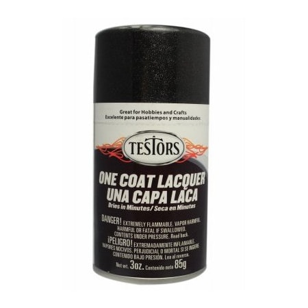 Testors 3OZ BLK GLS Lacquer 1832MT